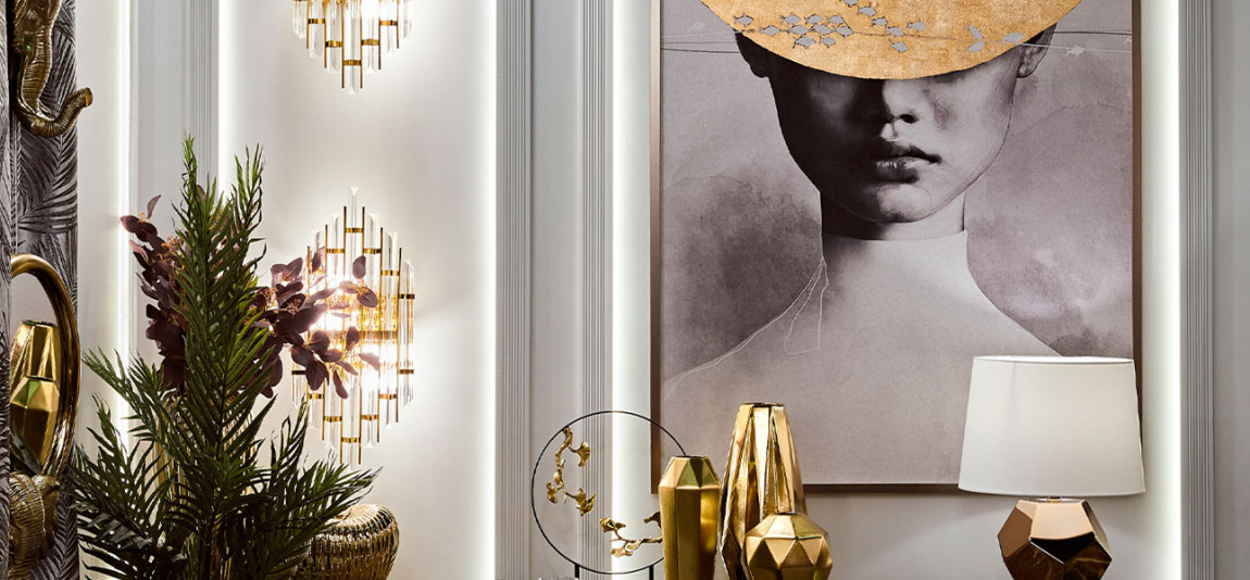 Холст с росписью поталь The stranger in gray