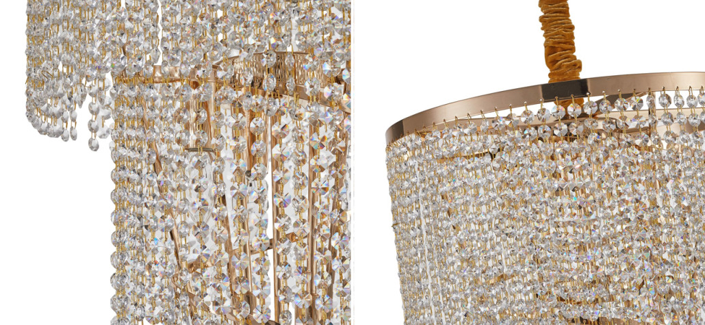 Хрустальная люстра Crystal Art Bronze D45 см