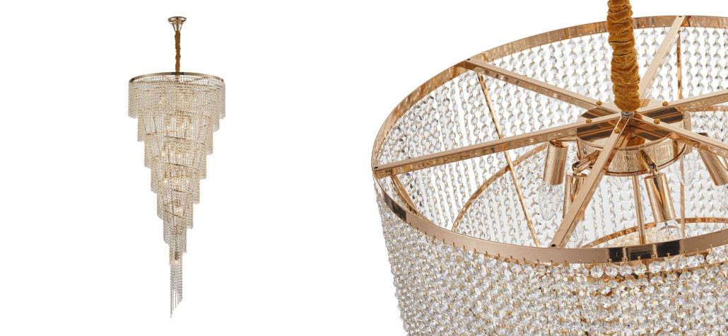 Хрустальная люстра Crystal Art Bronze D70 см