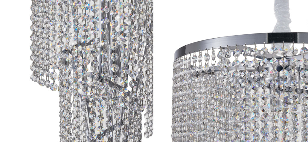 Хрустальная люстра Crystal Art Nickel D45 см