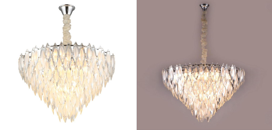 Хрустальная Люстра Feather Хром