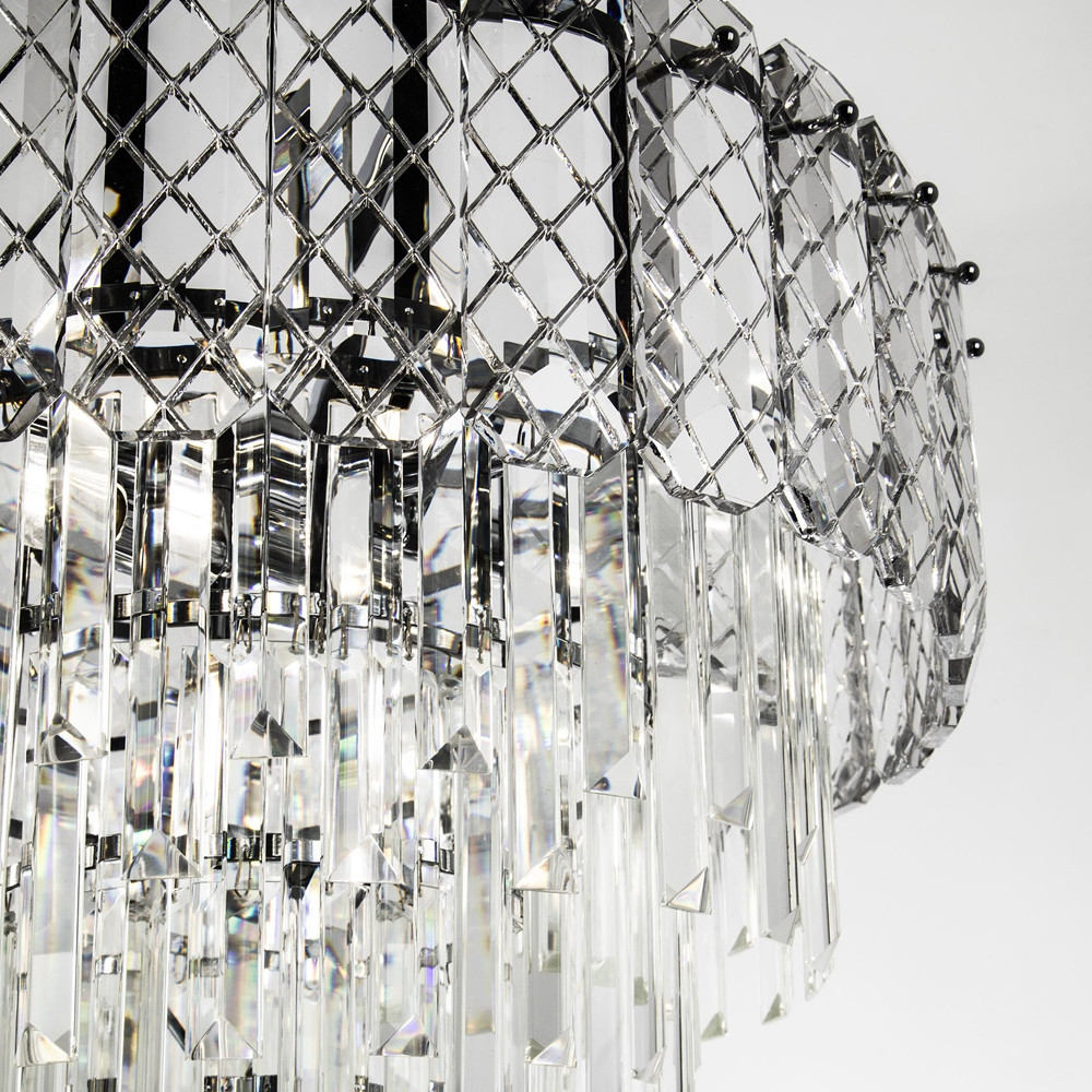 Хрустальная люстра Harmonica Crystal Chrome Chandelier 10