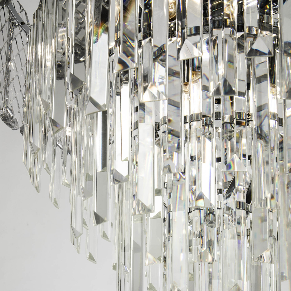 Хрустальная люстра Harmonica Crystal Chrome Chandelier 10