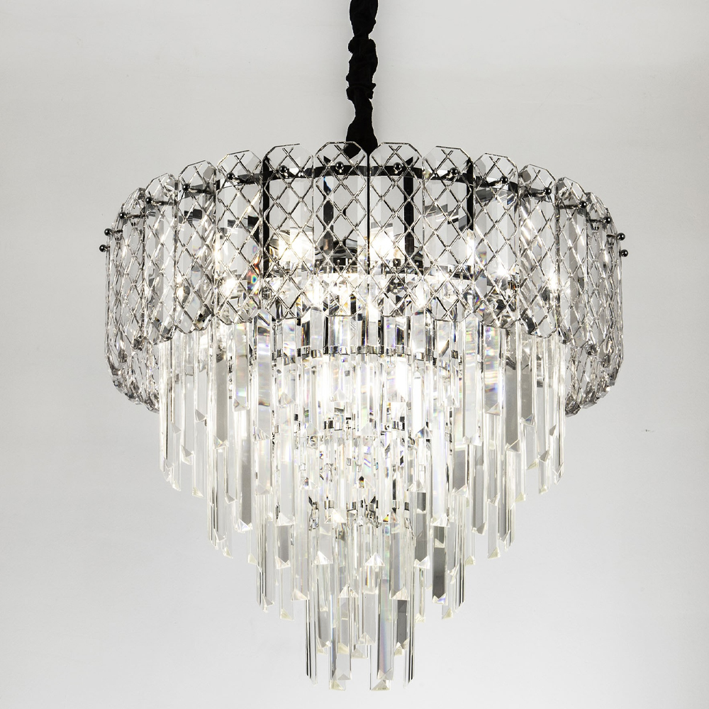 Хрустальная люстра Harmonica Crystal Chrome Chandelier 10