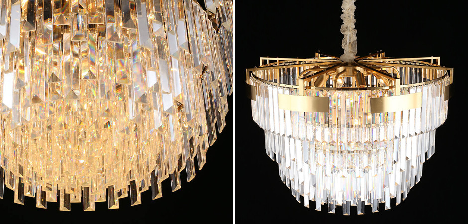 Хрустальная Люстра Harmonica Латунь