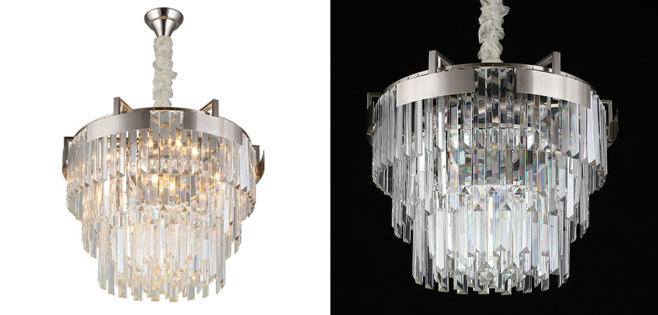 Хрустальная Люстра Harmonica Никель