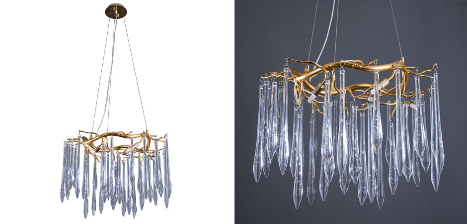 Хрустальная Люстра Whisper Rain Gold