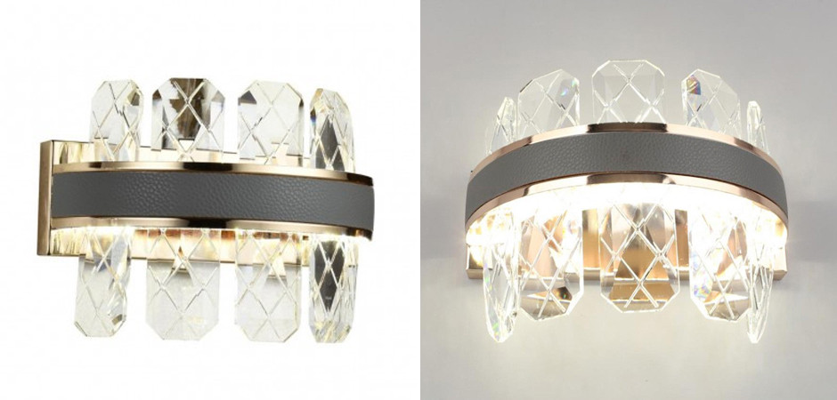 Хрустальное бра Leather Strip