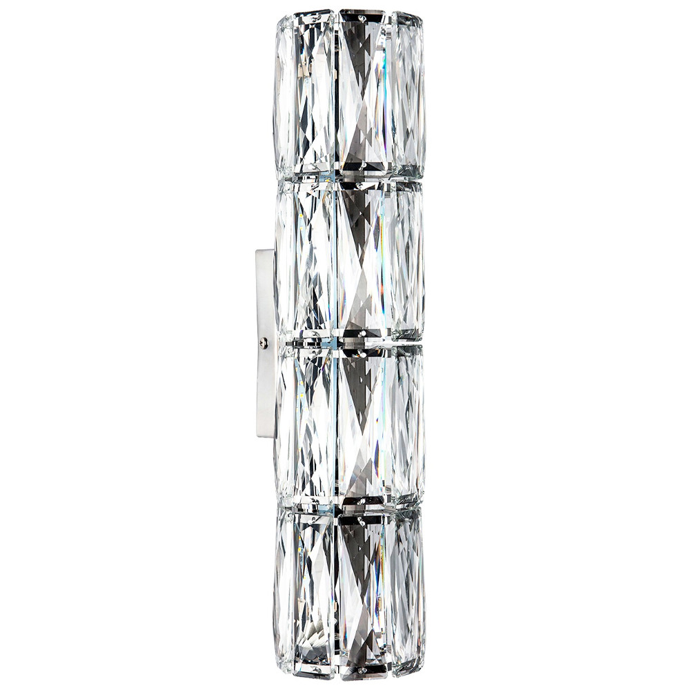 Хрустальное бра Marzia Crysral Chrome Wall Lamp