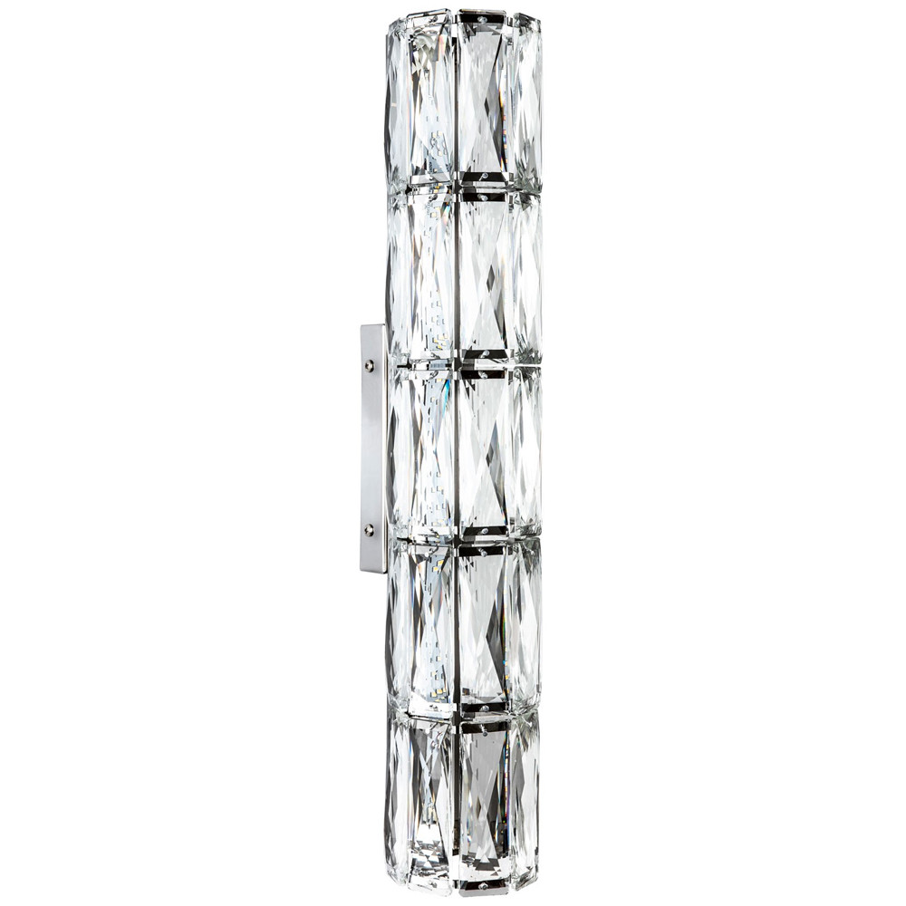 Хрустальное бра Marzia Crysral Chrome Wall Lamp