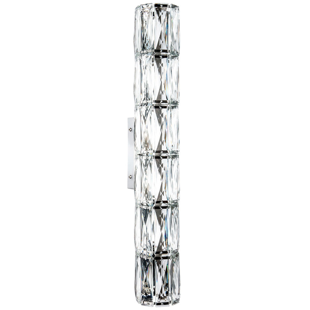 Хрустальное бра Marzia Crysral Chrome Wall Lamp