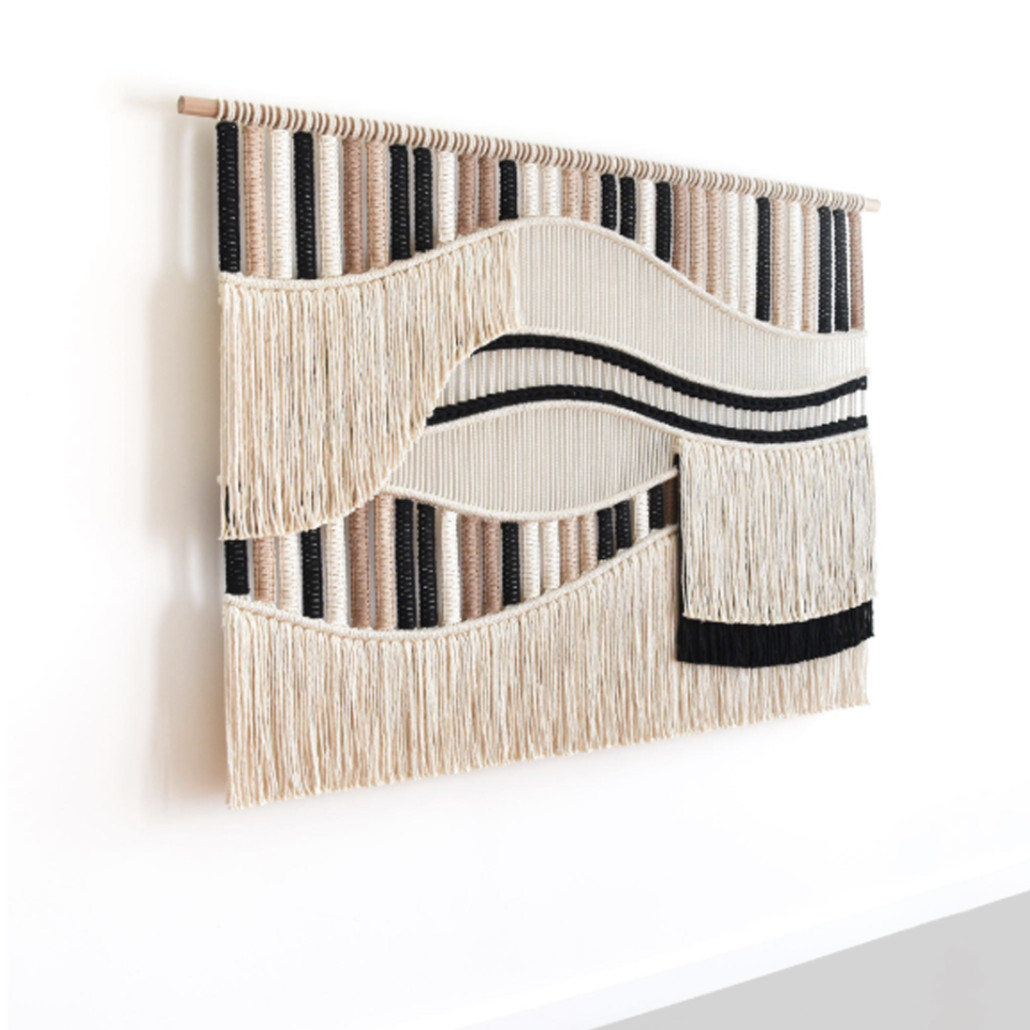 Художественный Гобелен из нитей Макраме Dunes Wall Art