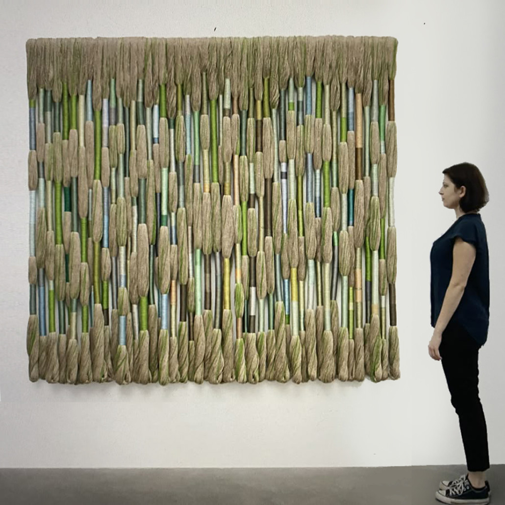 Художественный панно макраме Wall decor Voice the Forest