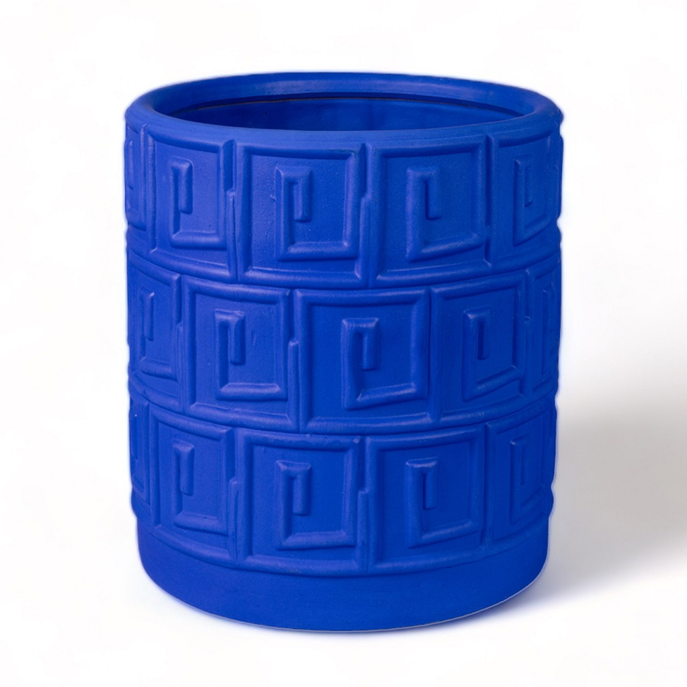 Цветочный горшок Seletti Greca Blue