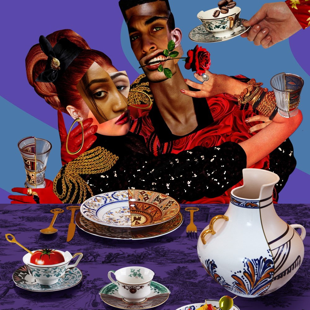 Чайная пара Seletti Aspero