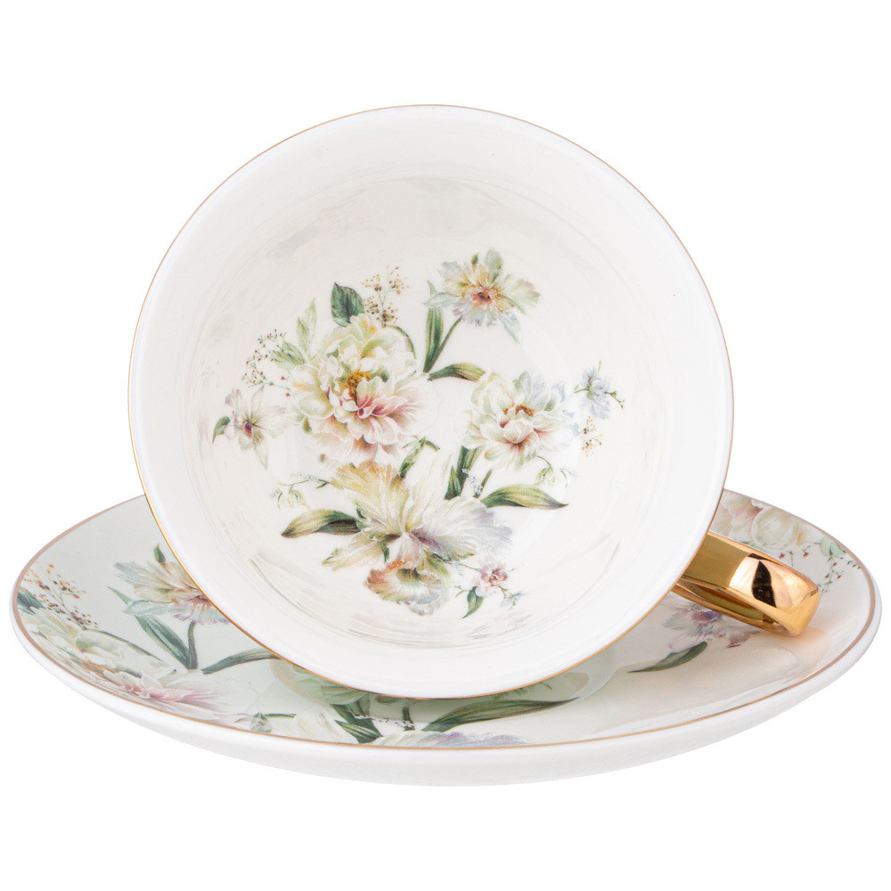 Чайная пара из фарфора 200 мл Green Tea Porcelain Set