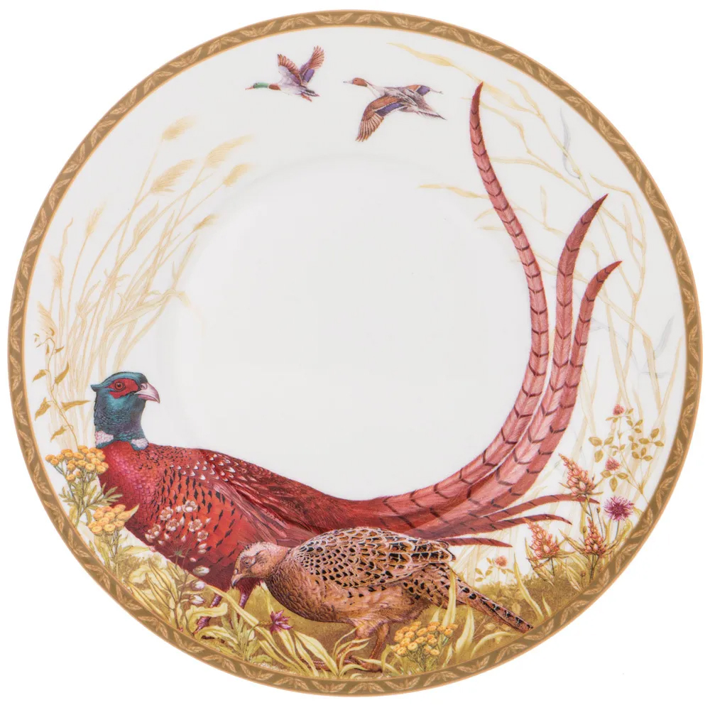 Чайная пара из фарфора 300 мл Hunting Porcelain Collection