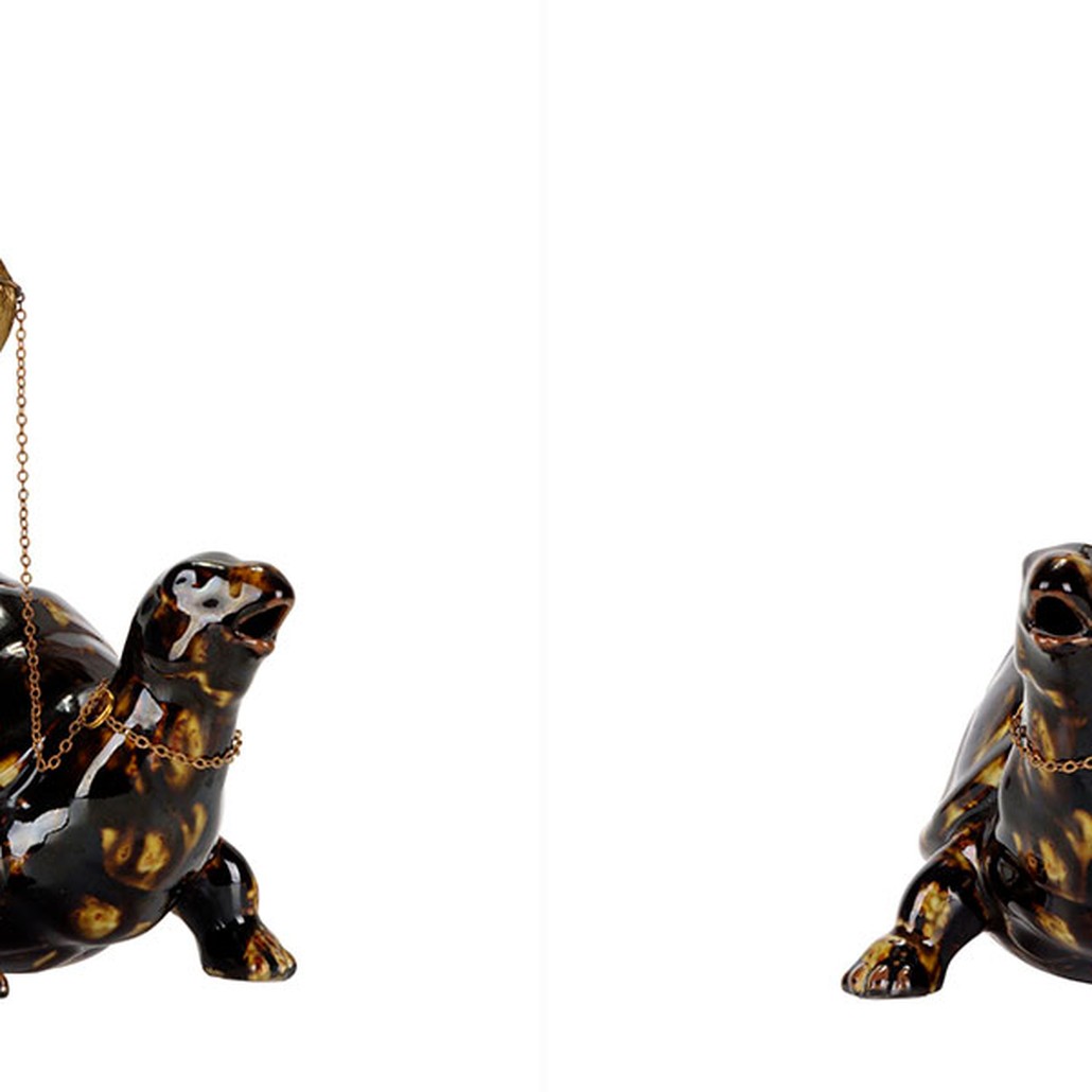Чайник фарфоровый в виде черепахи Crane & Turtle