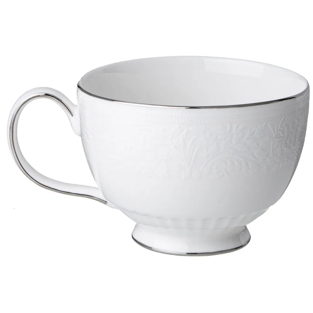 Чайный набор белый из фарфора на 6 персон 12 предметов 280 мл Garden Whisper Porcelain Set