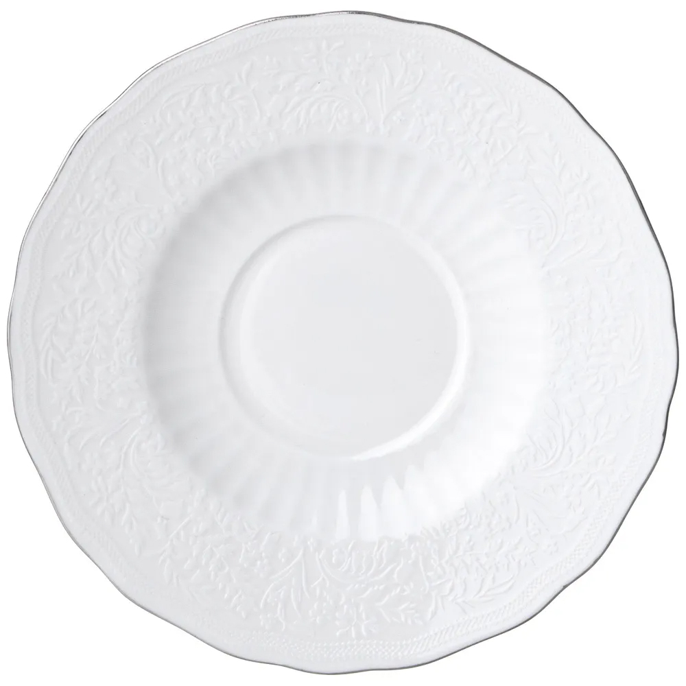 Чайный набор белый из фарфора на 6 персон 12 предметов 280 мл Garden Whisper Porcelain Set