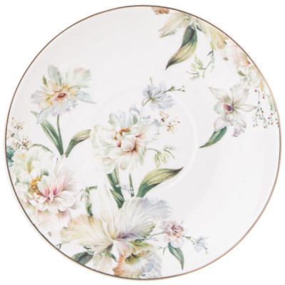 Чайный набор из фарфора на 6 персон Grey Tea Porcelain Set