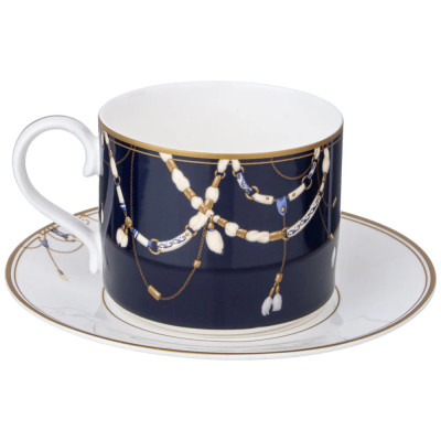 Чайный набор из фарфора с изображением лошадей на 6 персон 12 предметов Porcelain Horse Set