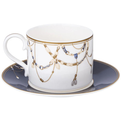 Чайный набор из фарфора с изображением лошадей на 6 персон 12 предметов Porcelain Horse Set