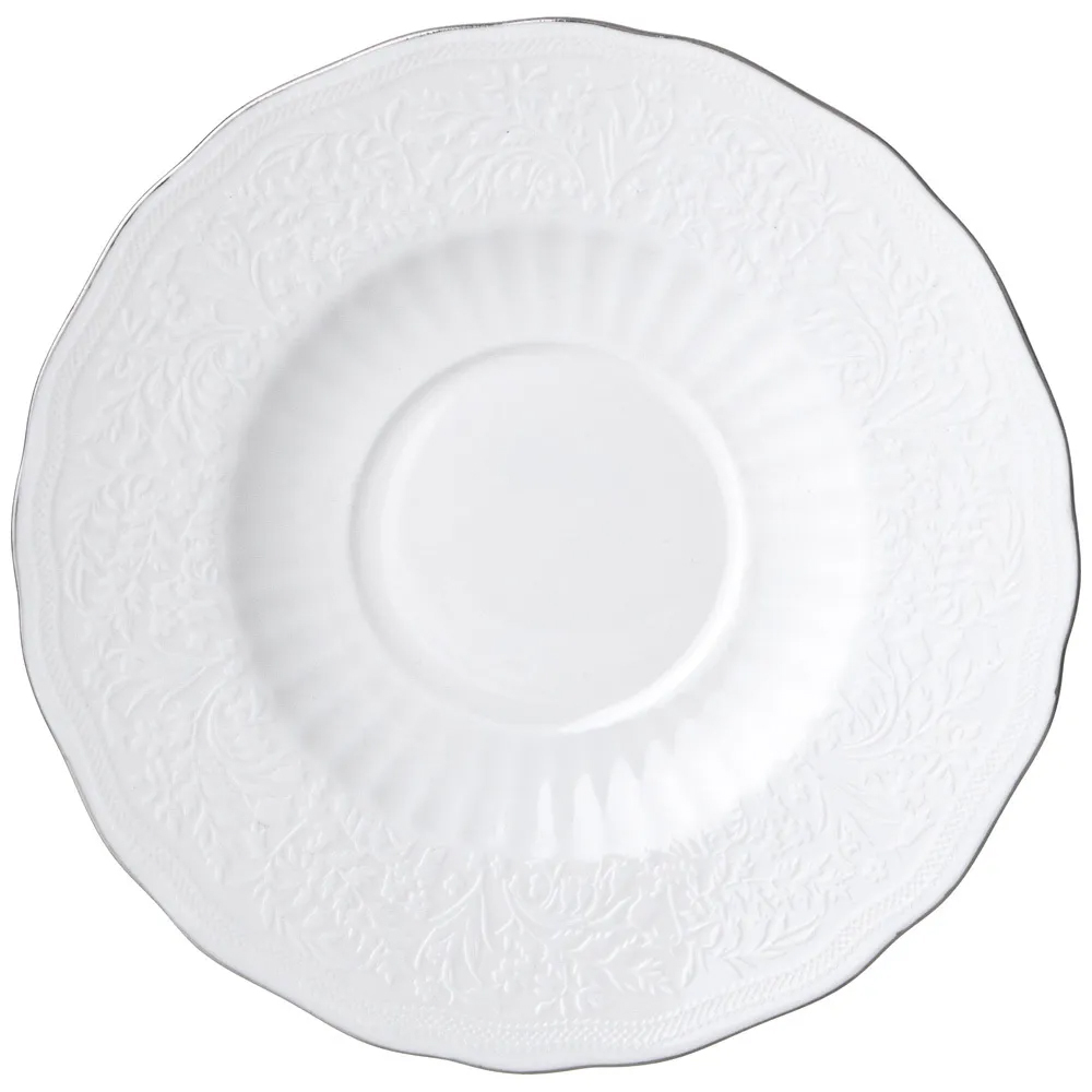 Чайный сервиз белый из фарфора на 6 персон 14 предметов Garden Whisper Porcelain Set