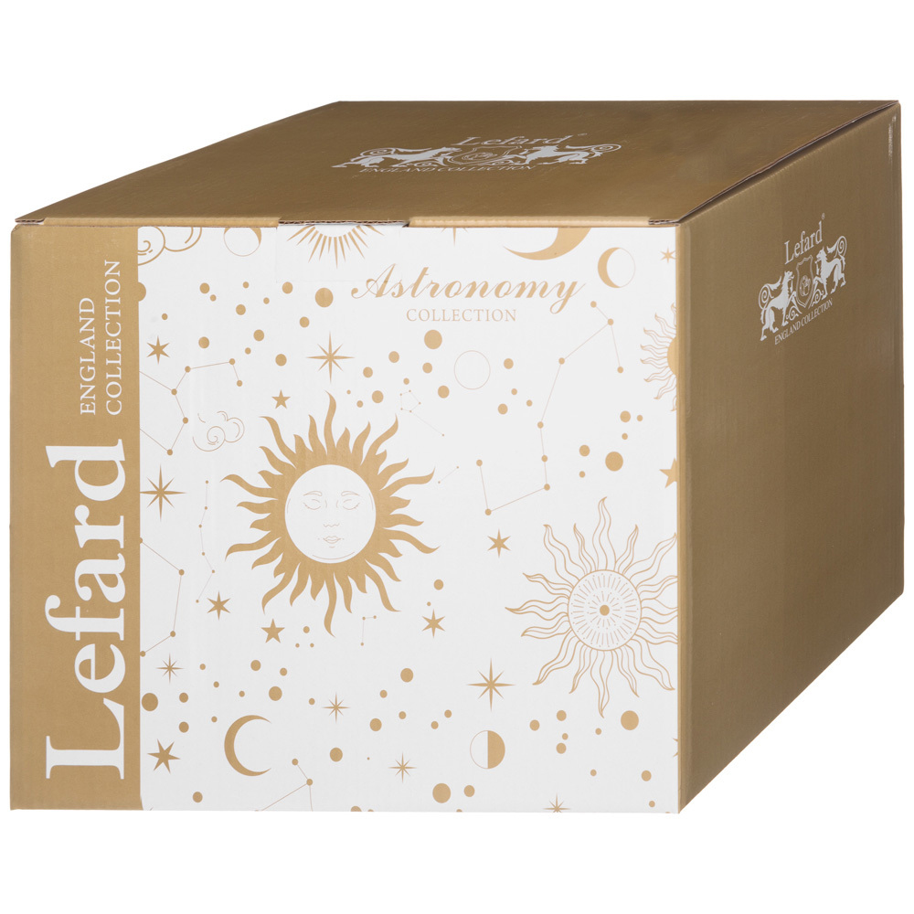 Чайный сервиз из фарфора с рисунком звезд и созвездий на 6 персон 14 предметов Porcelain Astronomy Collection