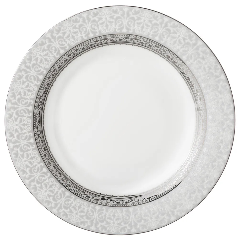 Чайный сервиз серо-белого цвета из фарфора на 6 персон 20 предметов Royal Porcelain Collection