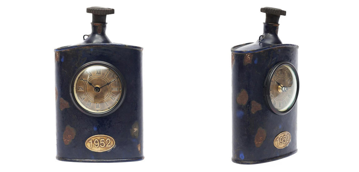 Часы Antique Indian Bottle of Brandy Clock