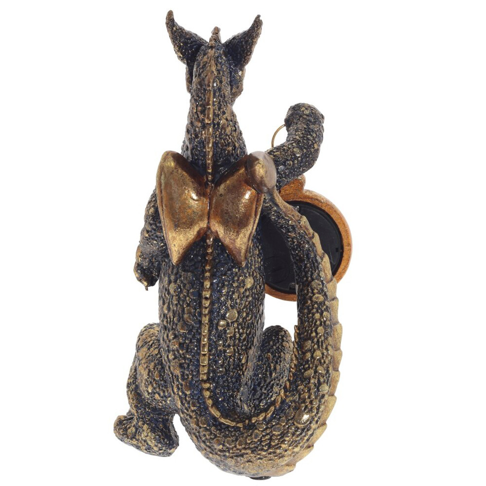 Часы в виде дракона Gold Black Dragon with Clock