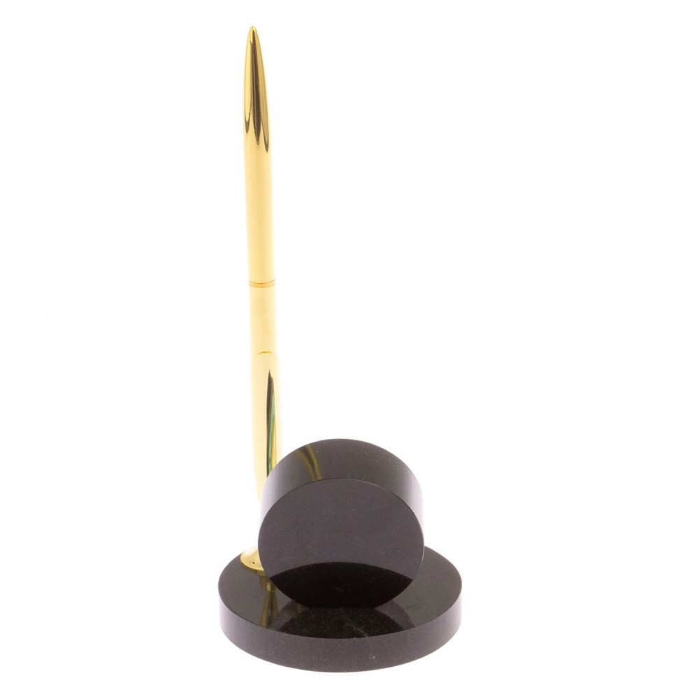 Часы настольные с ручкой из натурального камня Stone Clock