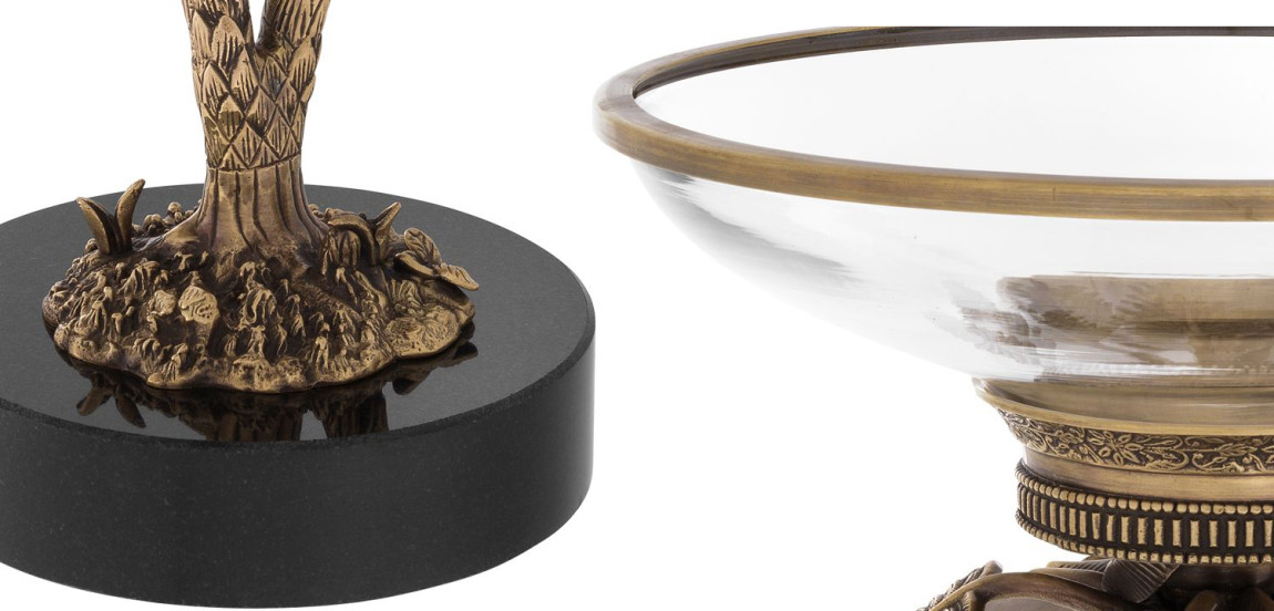Чаша Eichholtz Bowl on base Lindroth