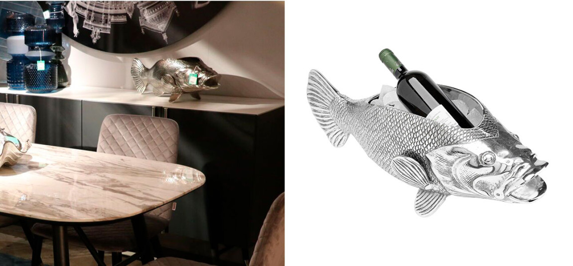 Чаша серебряная Рыбка Silver Fish