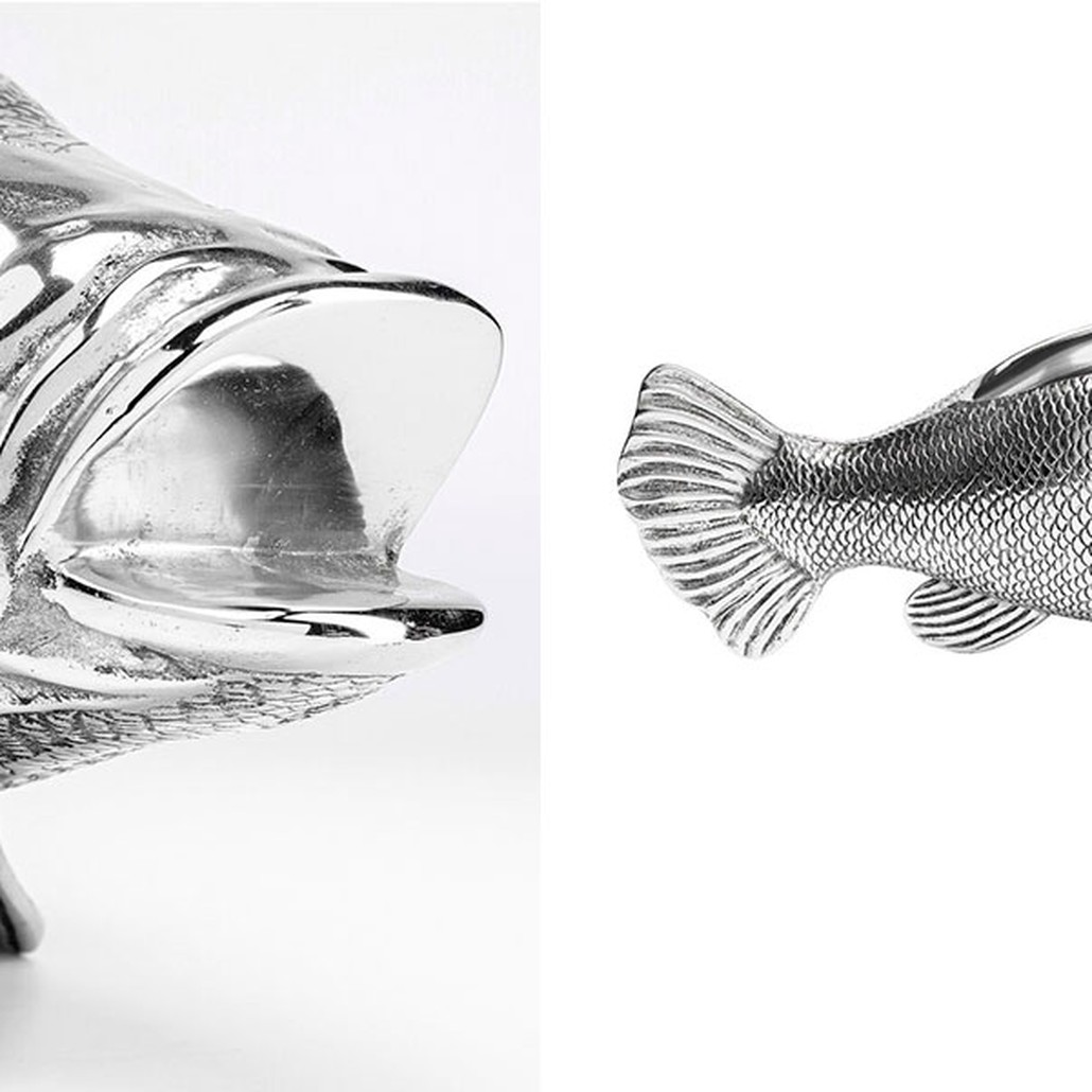 Чаша серебряная Рыбка Silver Fish