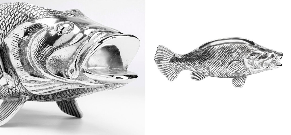 Чаша серебряная Рыбка Silver Fish