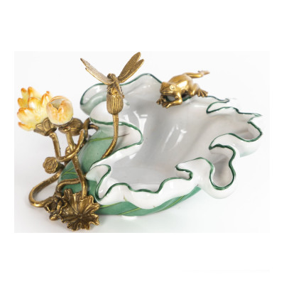 Чаша фигурная с обитателями леса и цветами Eden Garden