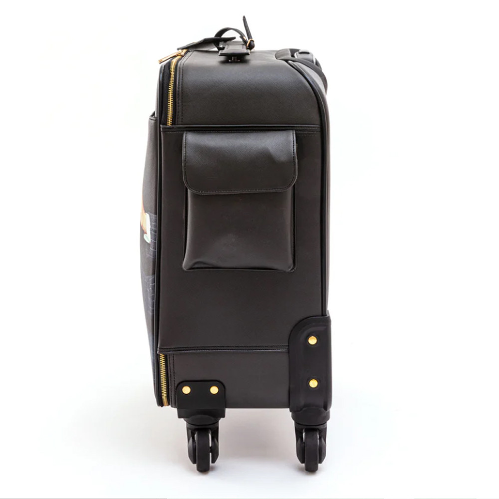 Чемодан дорожный SELETTI Travel Kit Trolley Lipstick Black