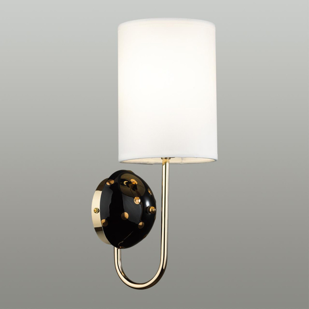 Черно-белое бра Ladybug