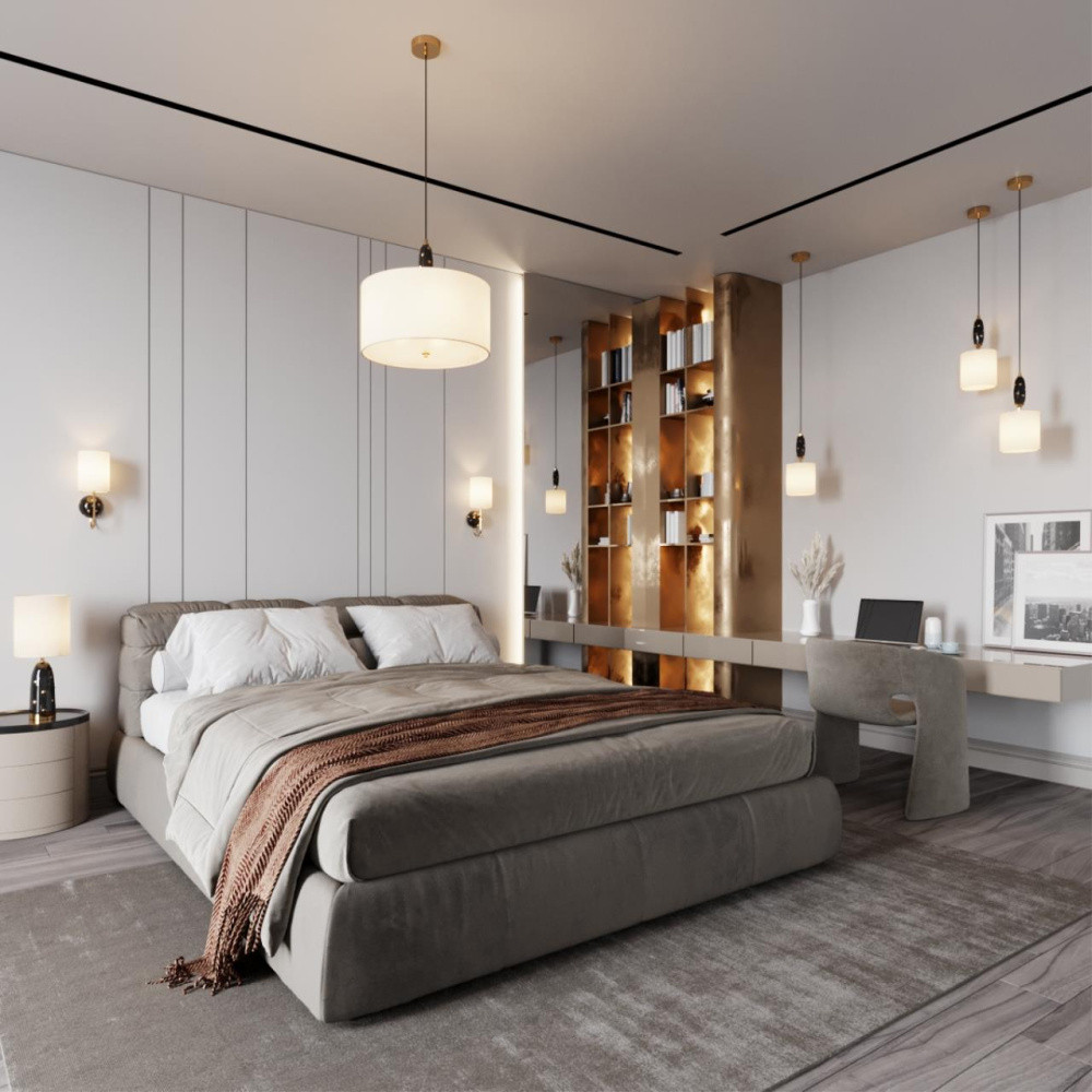 Черно-белое бра Ladybug