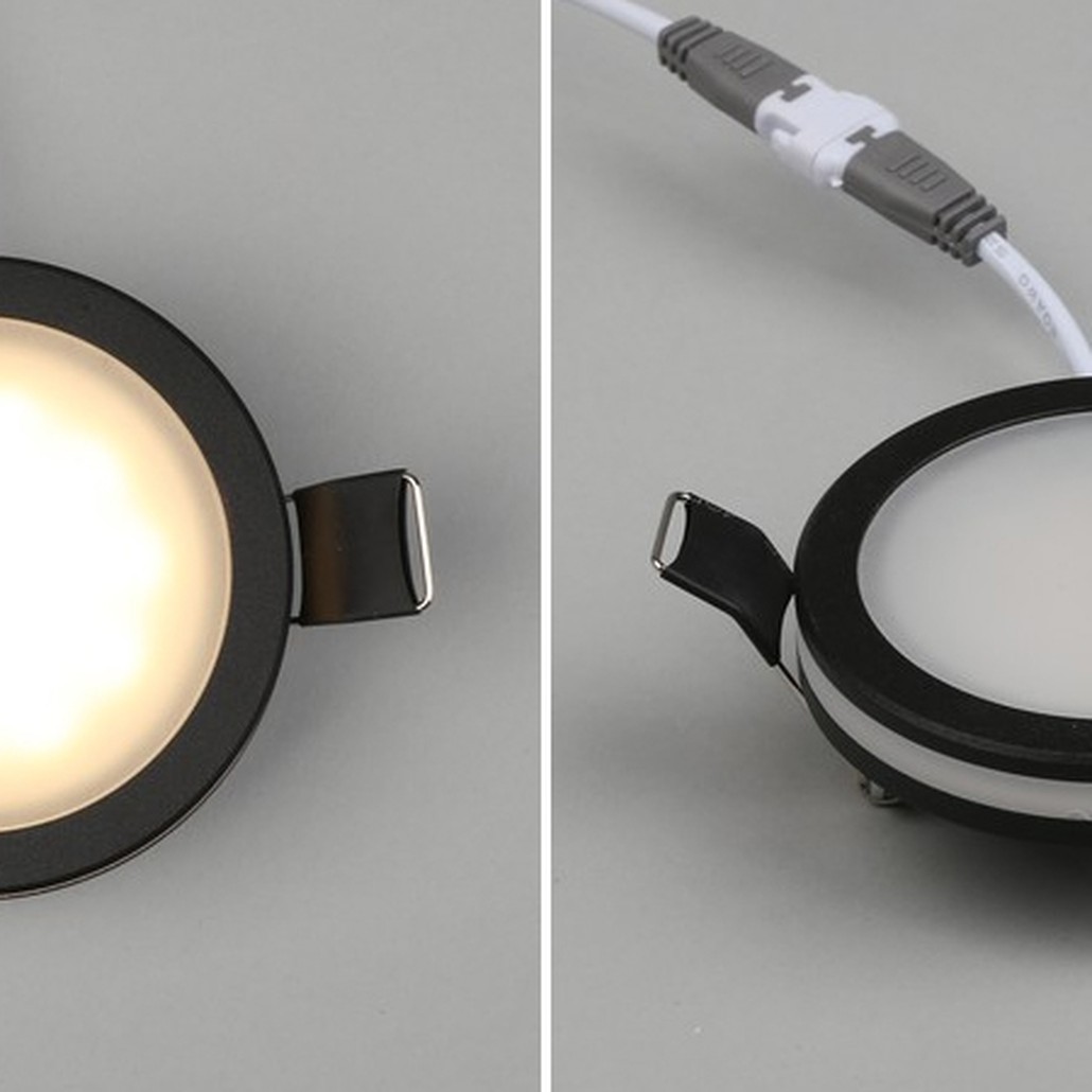 Черный спот Embedded Light