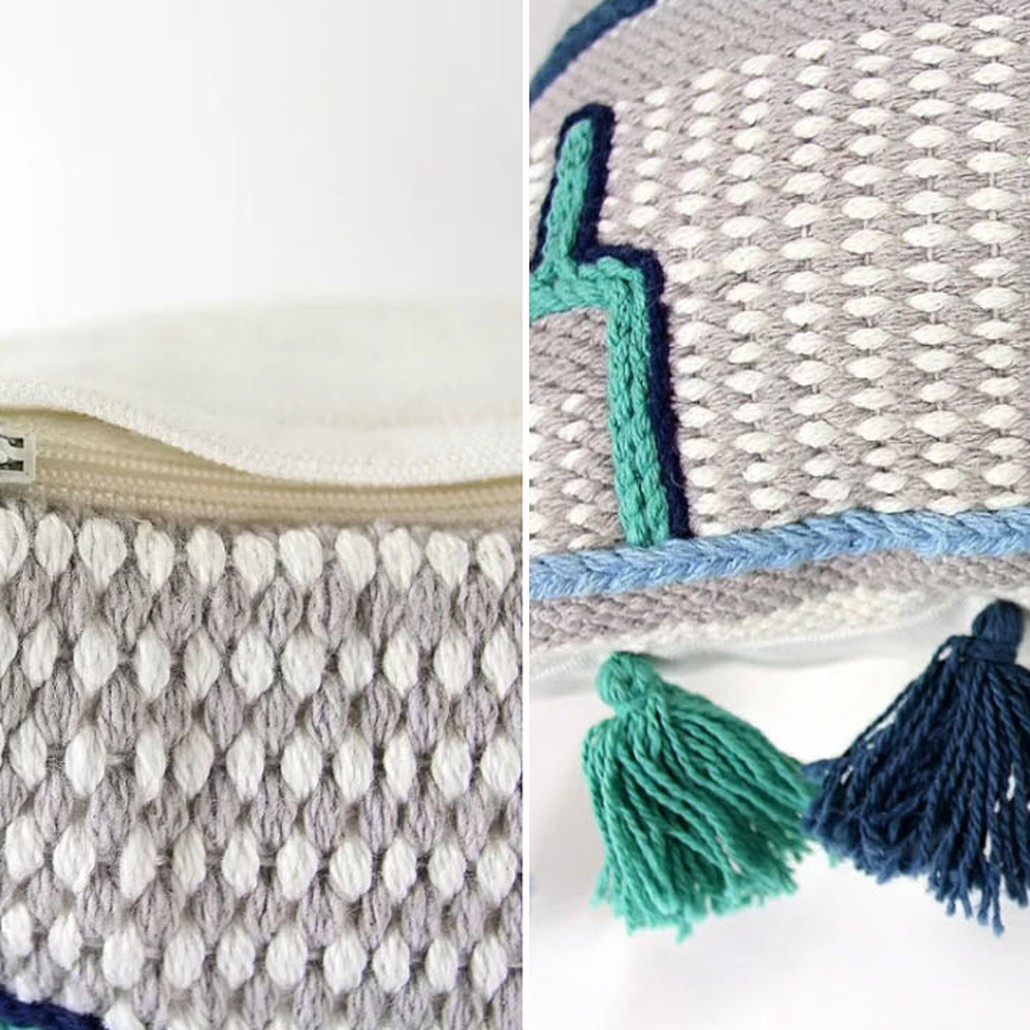 Чехол на подушку Blue Ikat