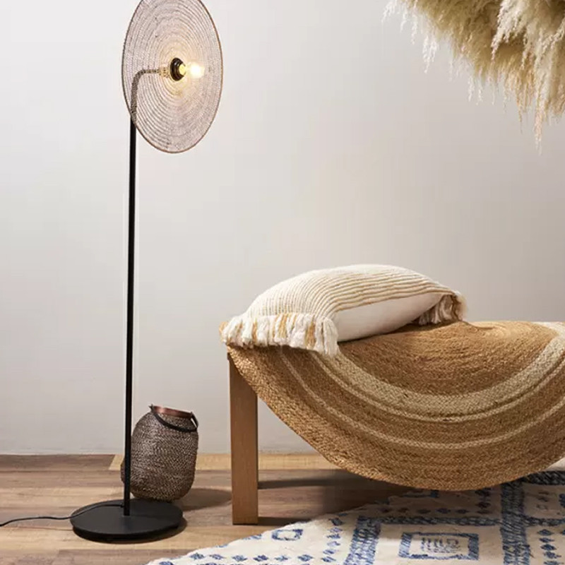 Чехол на подушку горчичного цвета с бахромой и объемным узором Ethnic mix