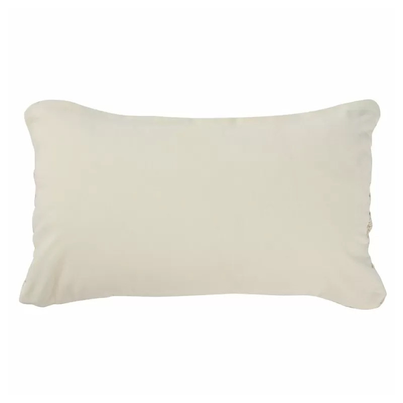 Чехол на подушку с макраме бежевого цвета Macrame