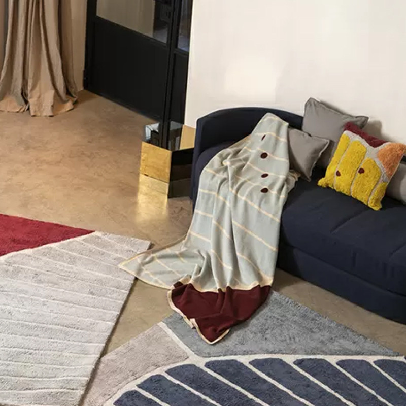 Чехол на подушку с рисунком горчичного цвета Elan Textured