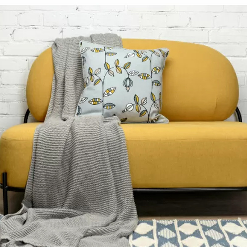 Чехол на подушку с рисунком и вышивкой Aurora Allure Sprout