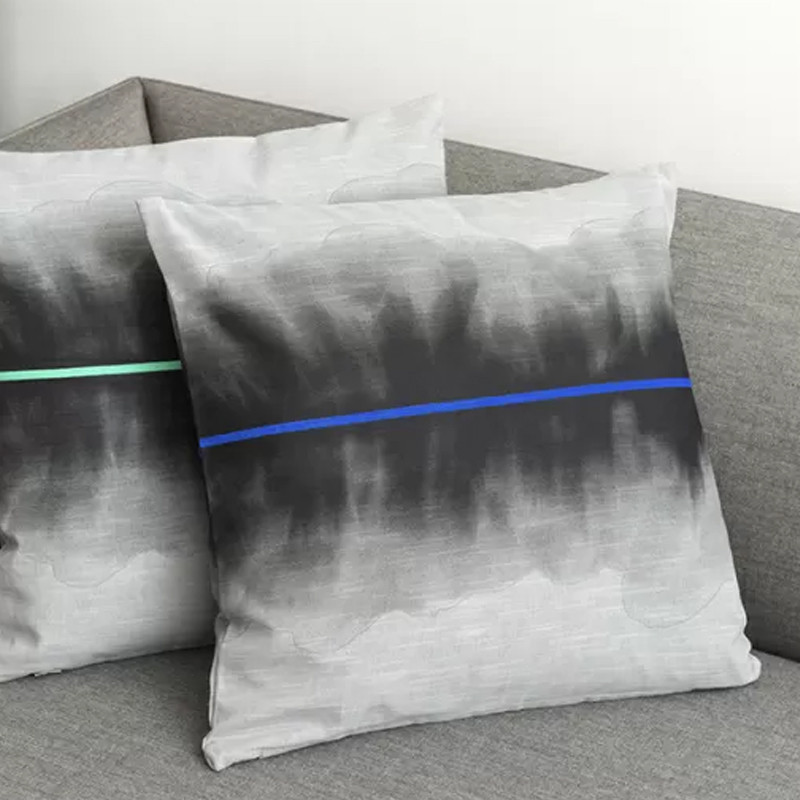 Чехол на подушку хлопковый Blake Boundaries Blue