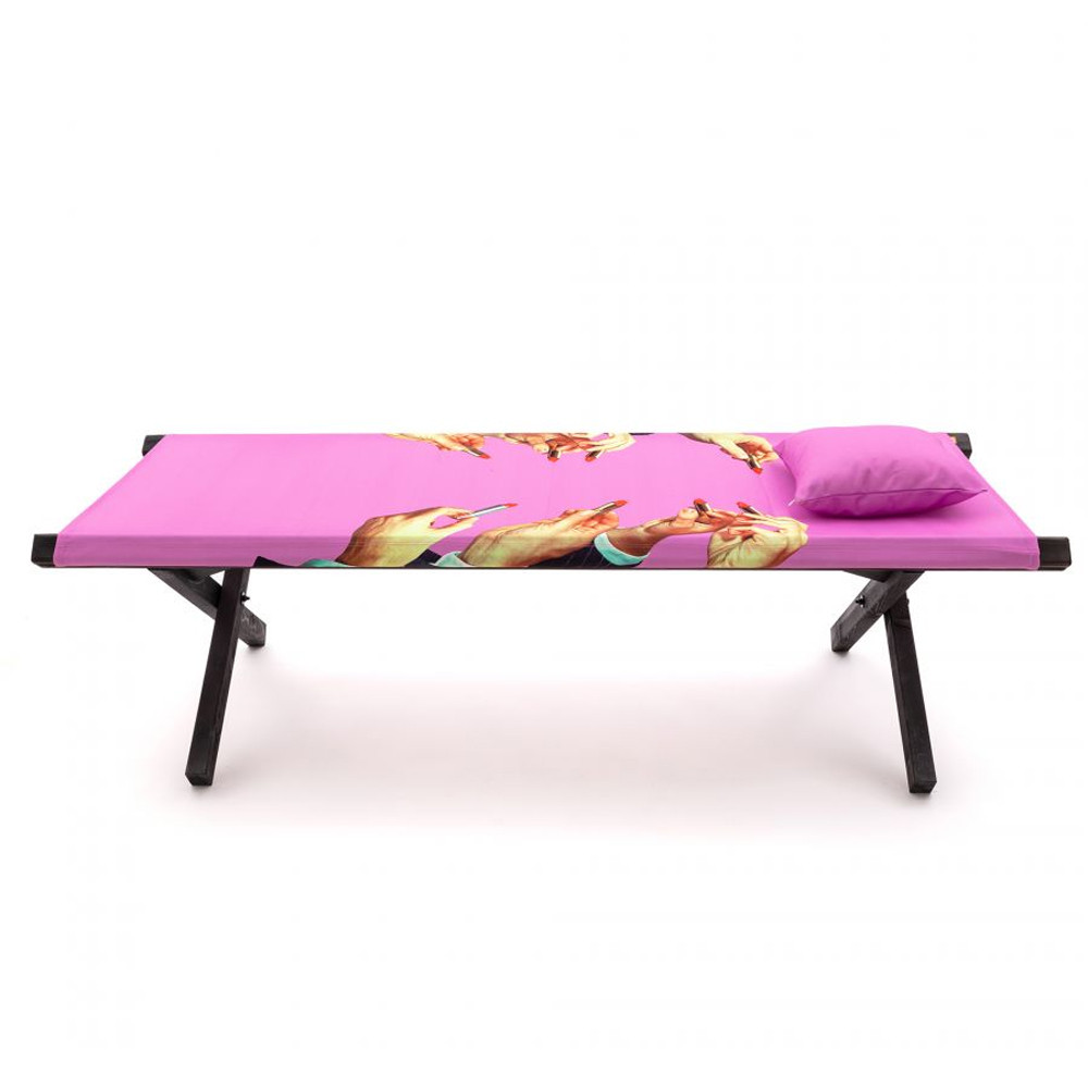 Шезлонг Seletti Poolbed Lipstick Pink