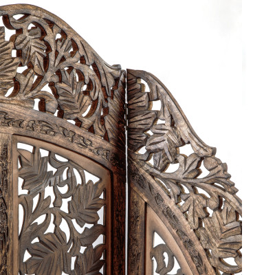 Ширма с орнаментом ручная резьба Indian Antique Furniture